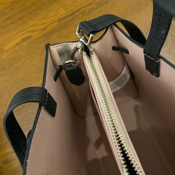 Kate Spade Black Suede Tote with Tassels - Picture 6 of 10